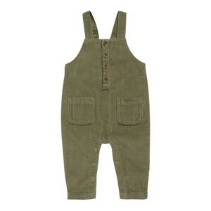Old Navy 3m Olive Green Corduroy Baby Overalls EUC